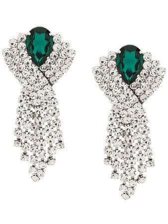 Alessandra Rich embellished clip-on earrings £413 - Fast Global Shipping, Free Returns