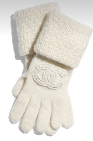 vintage Chanel winter gloves