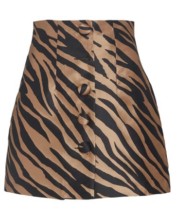 Andamane Erin Zebra Mini Skirt | INTERMIX®