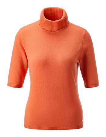 Cashmere jumper, mandarin, orange | MADELEINE Fashion