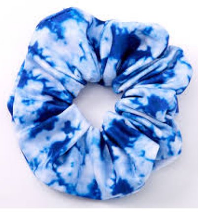 blue tie-dye