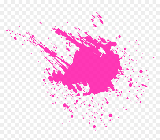 pink paint splatter transparent - Google Search