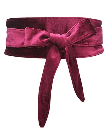 Magenta wrap belt-Amazon