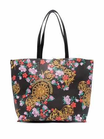 Versace Jeans Couture floral-print tote bag