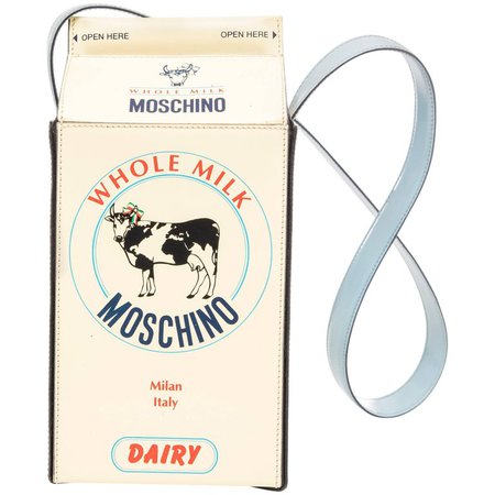Moschino Milk Carton Handbag, Circa 1990's at 1stdibs