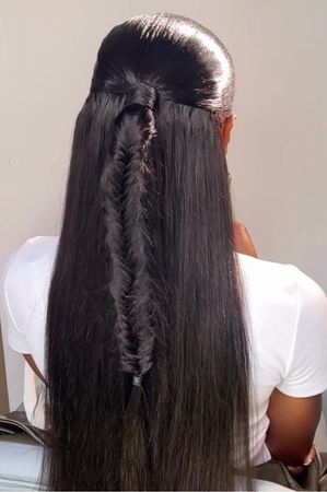 fishtail braid wig