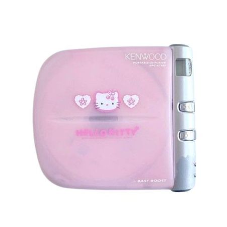 pink hello kitty cd player