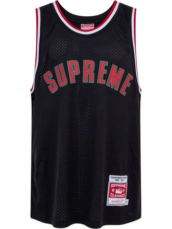 Supreme x Mitchell & Ness | logo-print Basketball jersey vest