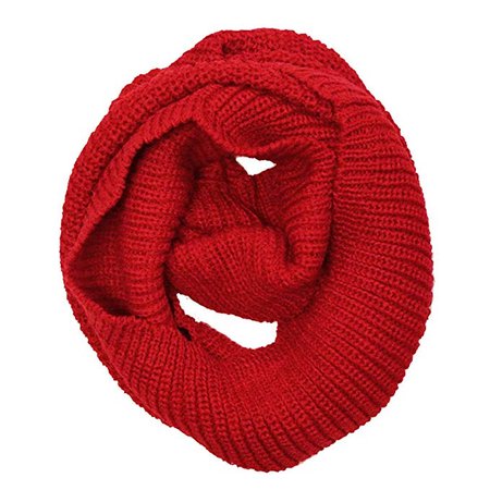 Red infinity scarf-Amazon