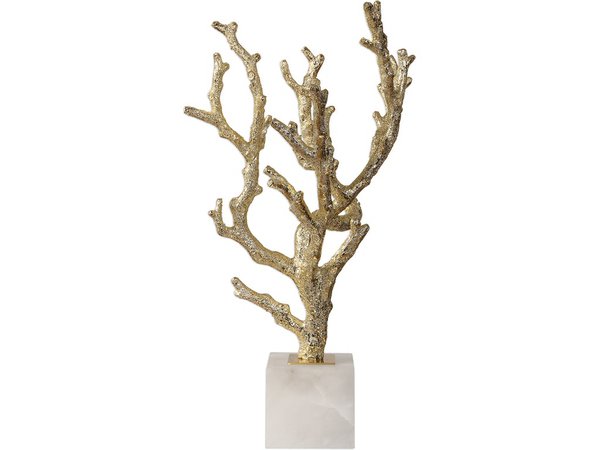 Coraline Silver Coral Sculpture Art