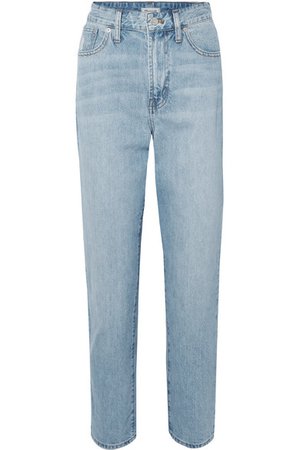 Madewell | The Curvy Perfect Vintage high-rise straight-leg jeans | NET-A-PORTER.COM
