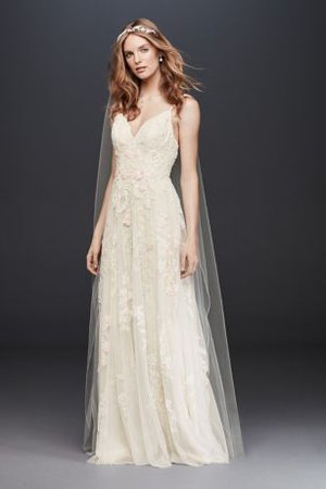 A-Line Wedding Dress with Double Straps | David's Bridal