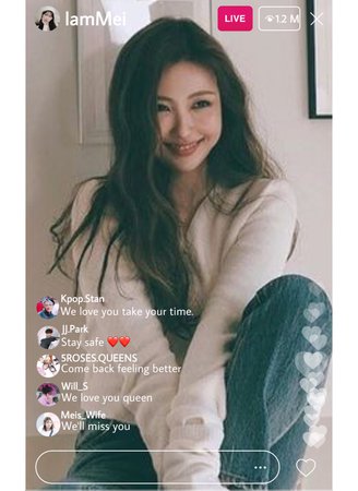 5_ROSES (Mei) Instagram Live