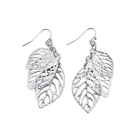 Lovely Leaf Cluster Earrings - Top Quality Jewelry by AVON