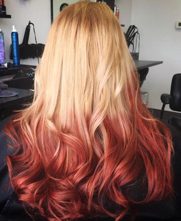 Rusty-Red-on-blonde-ombre.jpg (564×690)