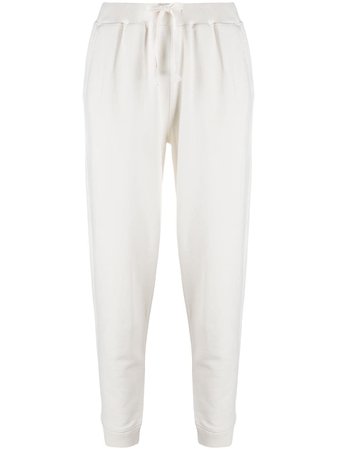 Vince tapered-leg knitted trousers