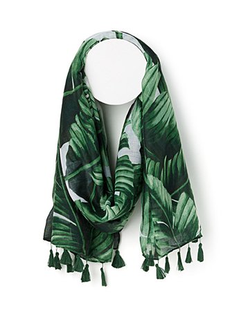Under the palms scarf | Simons | Shop Women's Light Scarves online | Simons