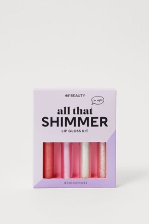 4-pack Lip Glosses - Pink