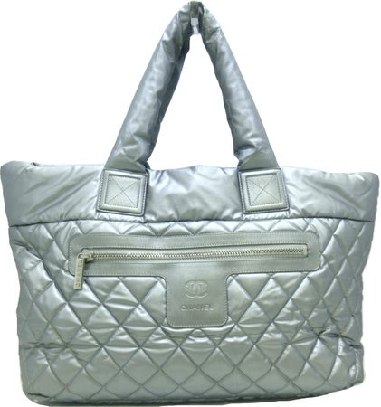 Chanel Cocoon Silver Bag