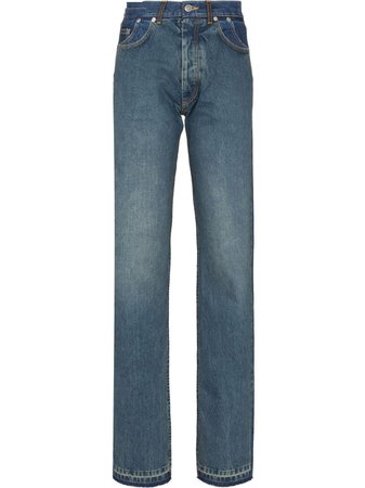 Maison Margiela straight-leg two-tone Jeans - Farfetch