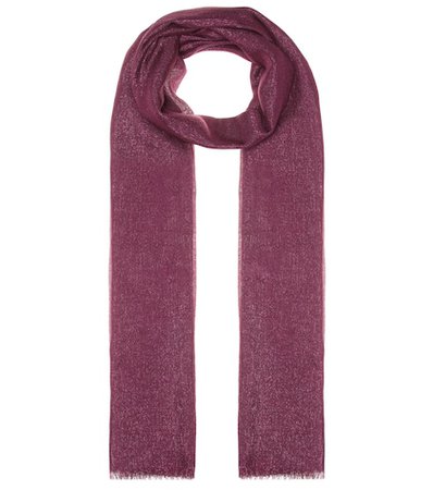 Cashmere and silk-blend scarf
