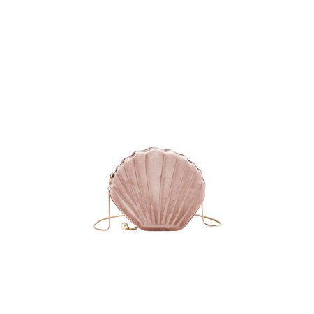 Pink Sea Shell Bag Velvet Seashell Purse Lovely Novelty | Etsy