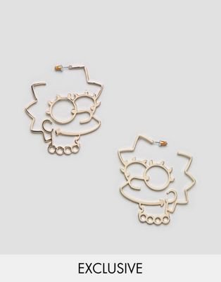 ASOS x The Simpsons - Lisa Simpson earrings