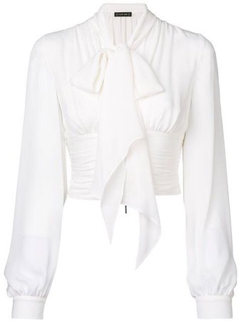 Plein Sud bow detail blouse.