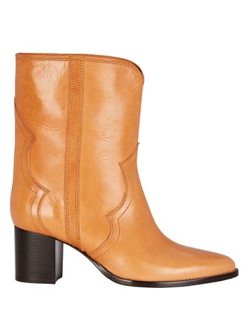 Isabel Marant Roree Leather Western Boots | INTERMIX®