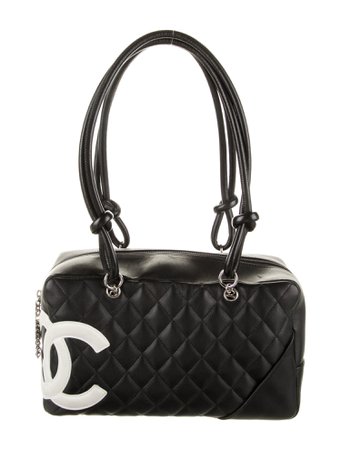 Chanel Medium Ligne Cambon Bowling Bag - Black Shoulder Bags, Handbags - CHA761382 | The RealReal