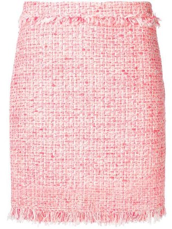 Twin-Set frayed details tweed skirt $155 - Buy SS19 Online - Fast Global Delivery, Price
