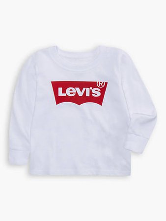 Long Sleeved Batwing Tee Kid Toddler - White | Levi's® GB