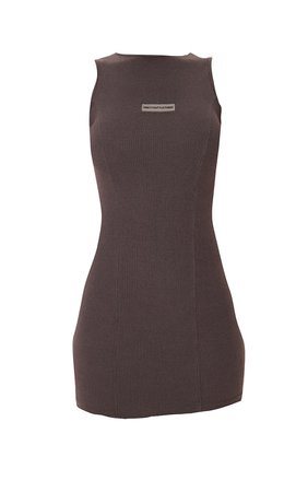 Plt Charcoal Rib Binding Sleeveless Bodycon Dress | PrettyLittleThing USA