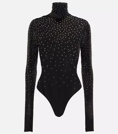 Alex Perry - Sloan crystal-embellished bodysuit | Mytheresa