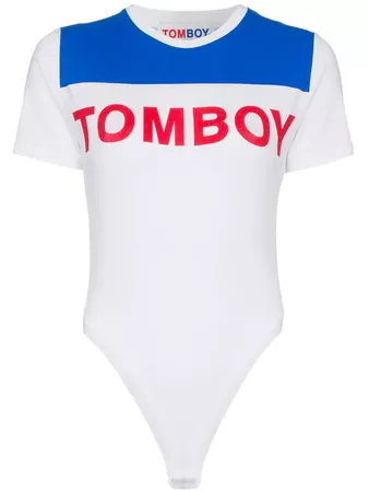 Filles A Papa Tomboy Babe jersey stretch body suit