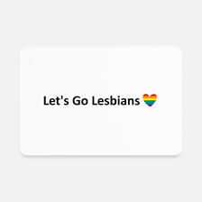 lets go lesbians sticker - Google Search