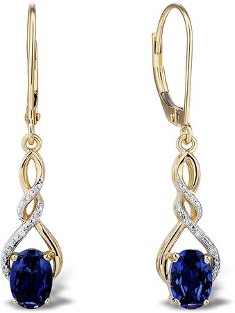 blue sapphire earrings gold - Pesquisa Google