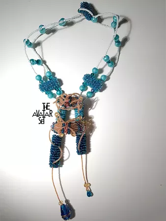 Artisan statement choker necklace: Connect | Avatar