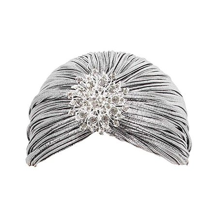 silver crystal turban - Google Search