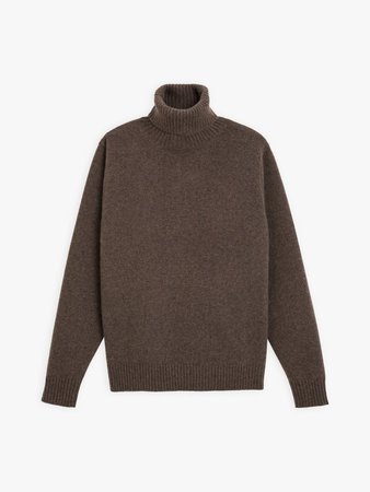 dark brown cashmere Senga sweater
