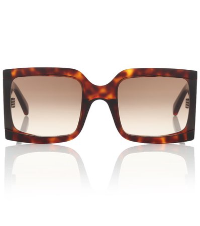 Square Acetate Sunglasses Celine Eyewear