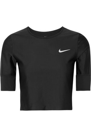 Nike | Run Division cropped Dri-FIT stretch top | NET-A-PORTER.COM