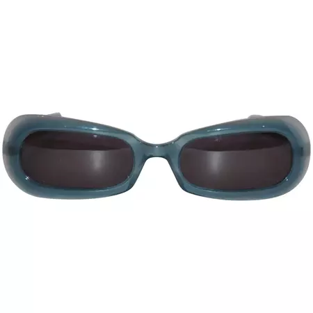 Thierry Mugler "Shades of Turquoise" Lucite Sunglasses For Sale at 1stDibs | thierry mugler sunglasses