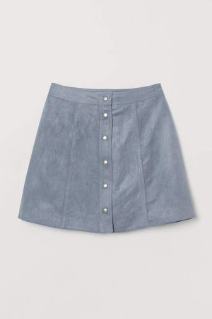 A-line Skirt - Gray