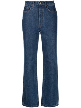 KHAITE Abigail high-waisted denim jeans - FARFETCH