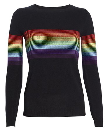 Humbert Rainbow Striped Cashmere Sweater