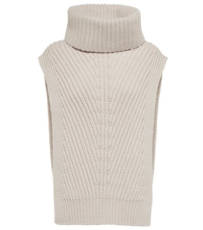 The Row - Aso turtleneck cashmere vest | Mytheresa