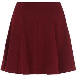 burgundy skirt