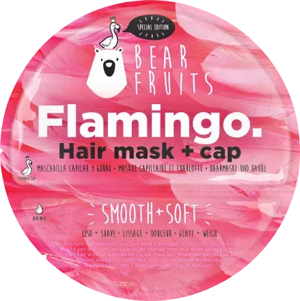 Bear Fruits Haarmaske Flamingo, Hair mask + cap, 20 ml dauerhaft günstig online kaufen | dm.de
