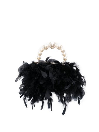 Shop Rosantica Holli feather mini bag with Express Delivery - FARFETCH